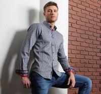 Eight X - Modern Dot Button Down Shirt