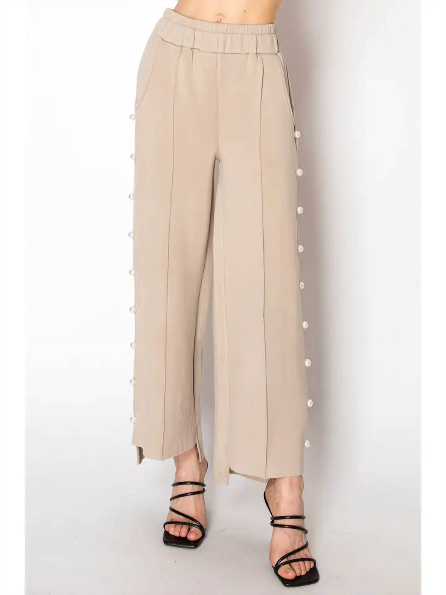 Joh - Farrah French Scuba Pearl Pants
