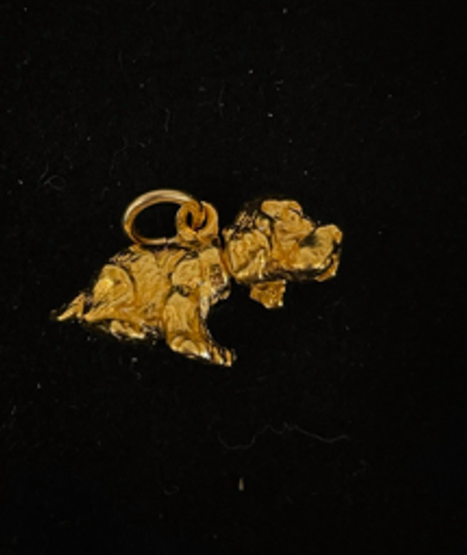 Azi Rasson - Women's Vintage Bobble Head Dog Charm