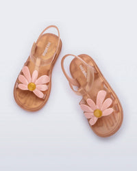 Mini Melissa - Girl's Hip Bloom Pearly Sandals