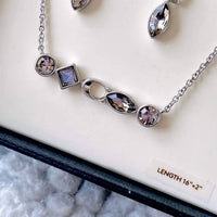 Coach - Women's Gemstone Necklace & Earring Set