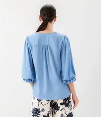 Karen Kane - Layered Sleeve Asymmetric Top