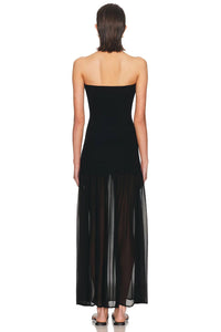 Enza Costa - Strapless Chiffon Dress