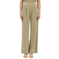 Blu Pepper - High Waist Wide Leg Linen Pants