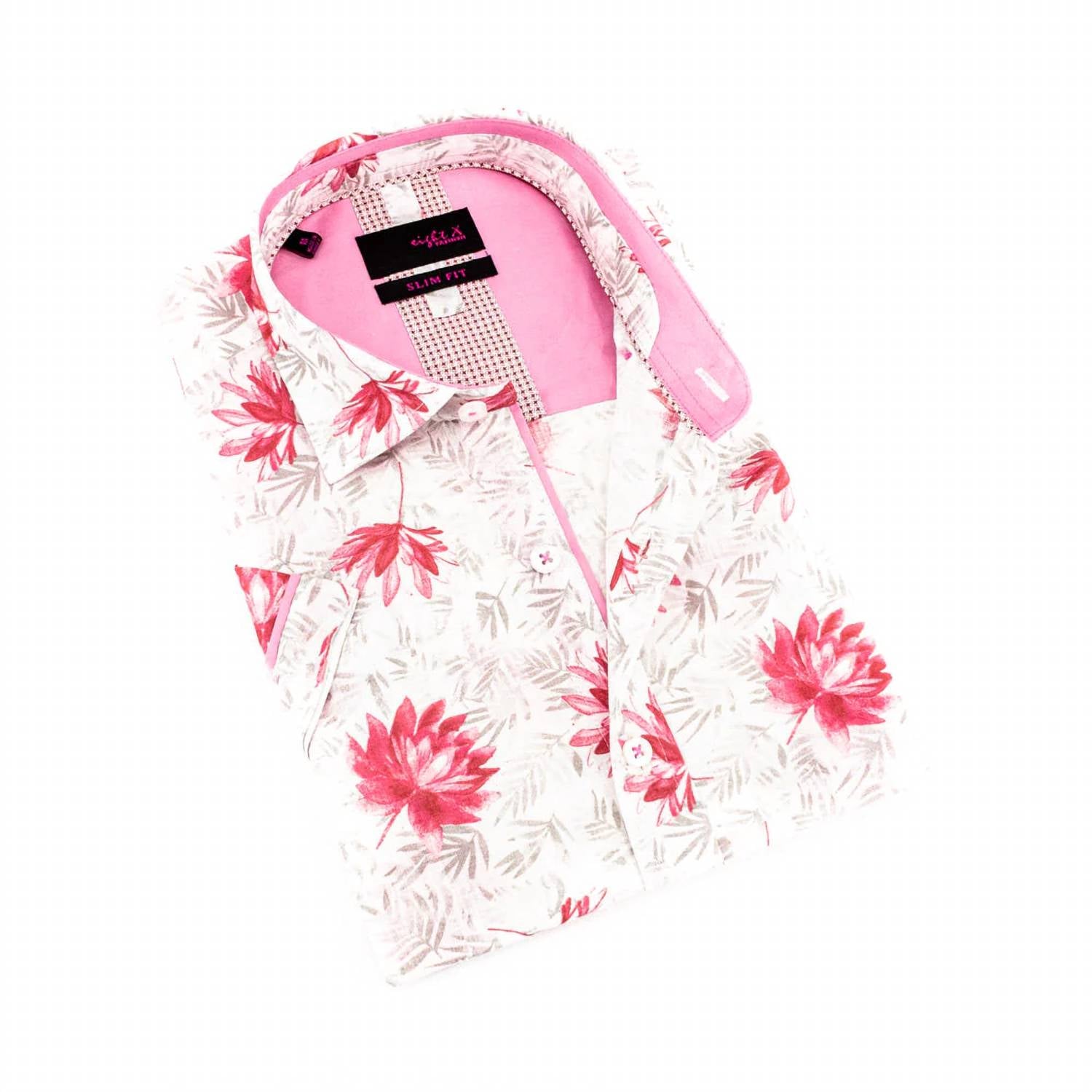 Eight X - Rose Breeze Linen Short Sleeve Shirt