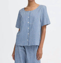Ichi - Jilma Short Sleeve Blouse