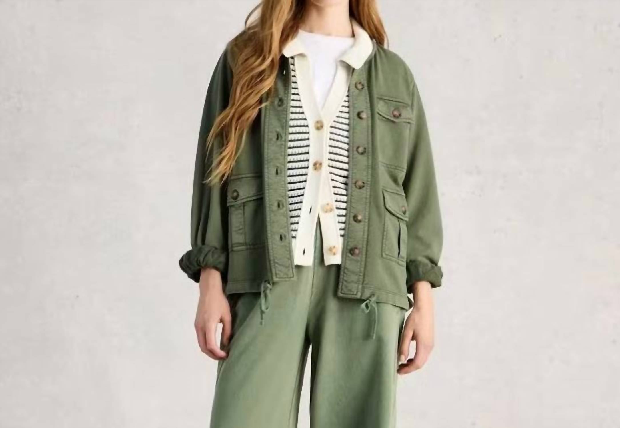 White Stuff - Demi Utility Jersey Jacket