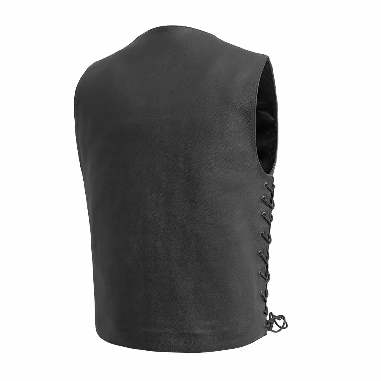 First Mfg Co. - Men's Top Biller Motorcycle Western Style Leather Vest