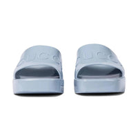 Gucci - Women's Rubber Logo Platform Slide Sandal