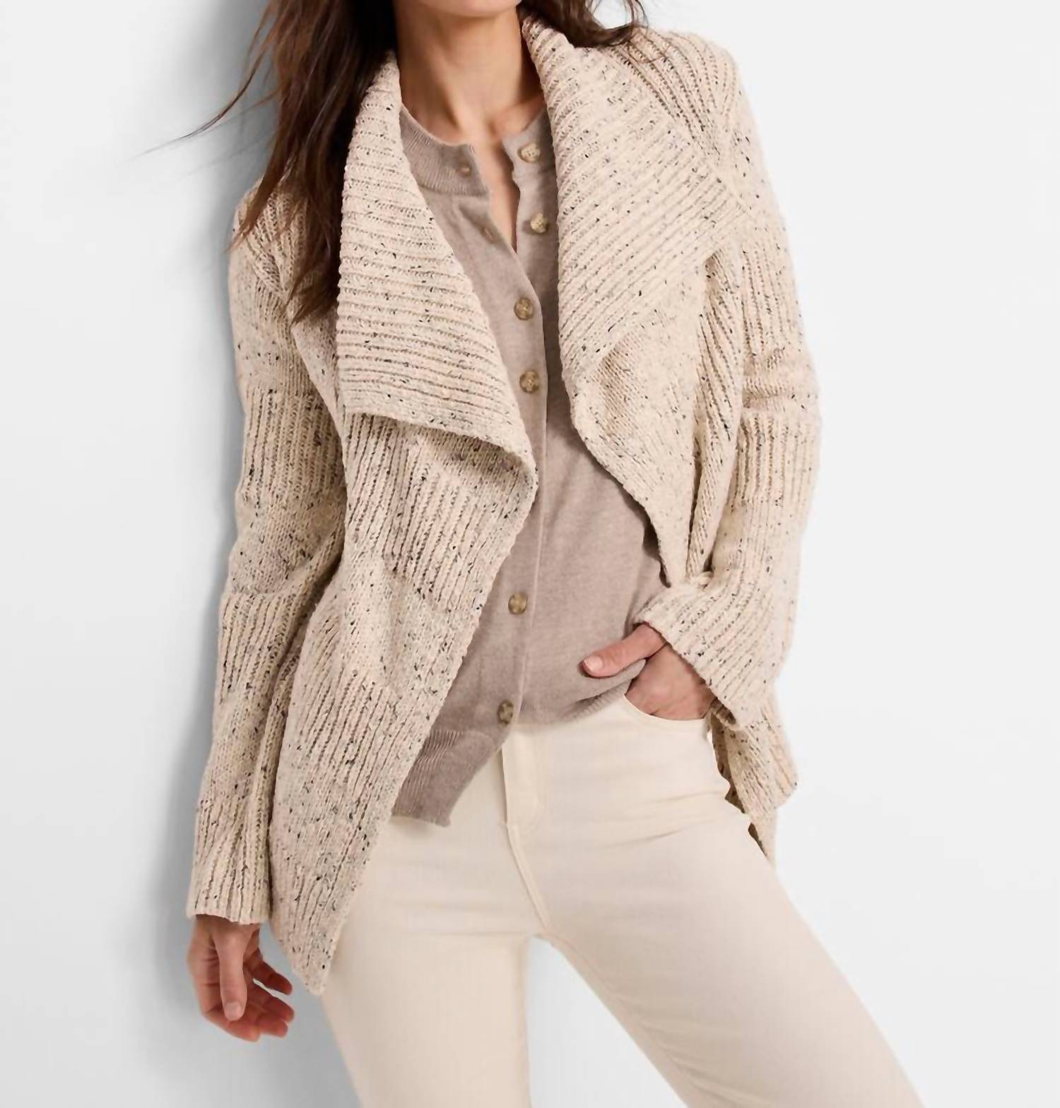 Nic + Zoe - Texture Tweed Cardigan