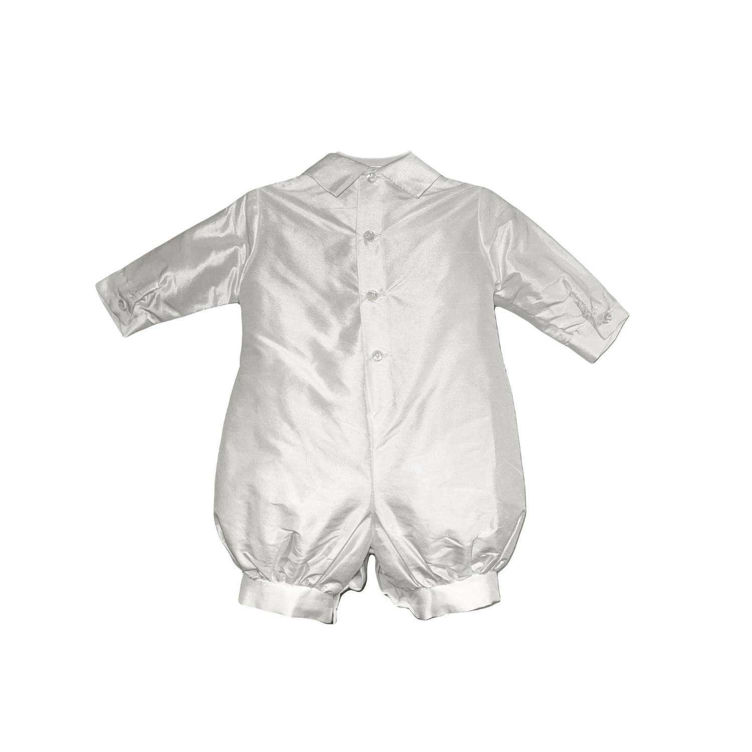 L'Pety Canar - Boy's 2pc Long Sleeve Knickers With Embroidered Vest With Barret