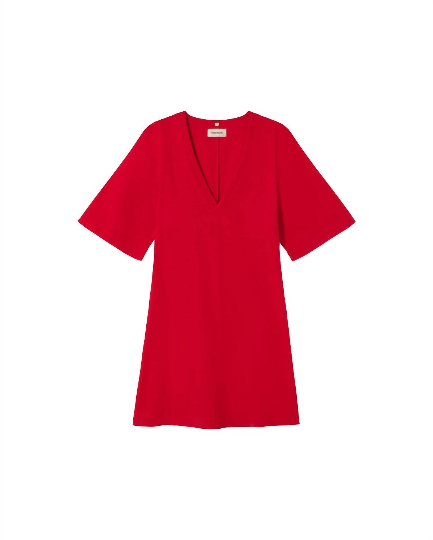 Thinking Mu - Fiery Red Kim Dress