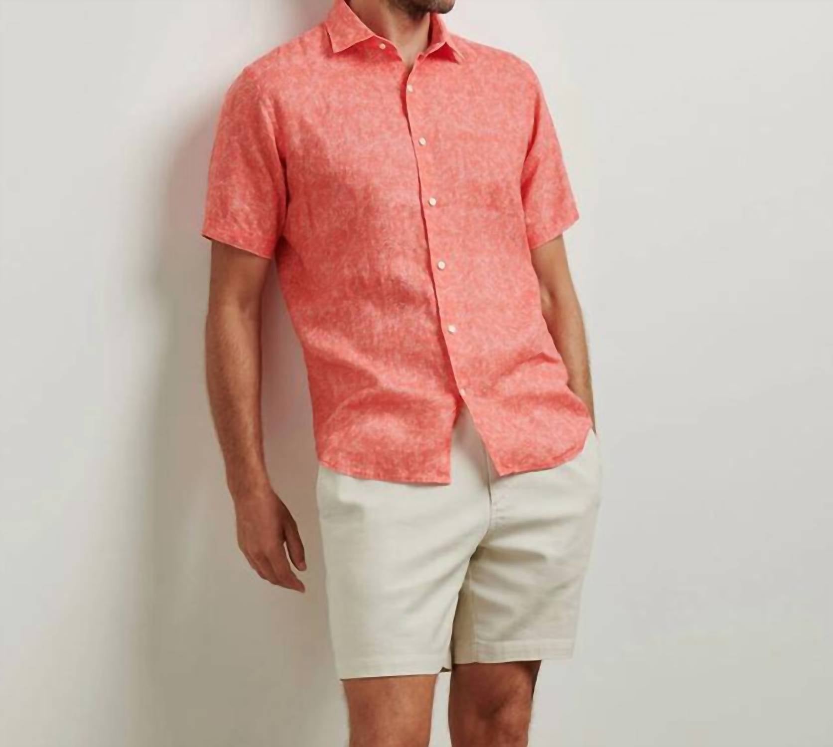 Peter Millar - Volta Linen Short Sleeve Shirt