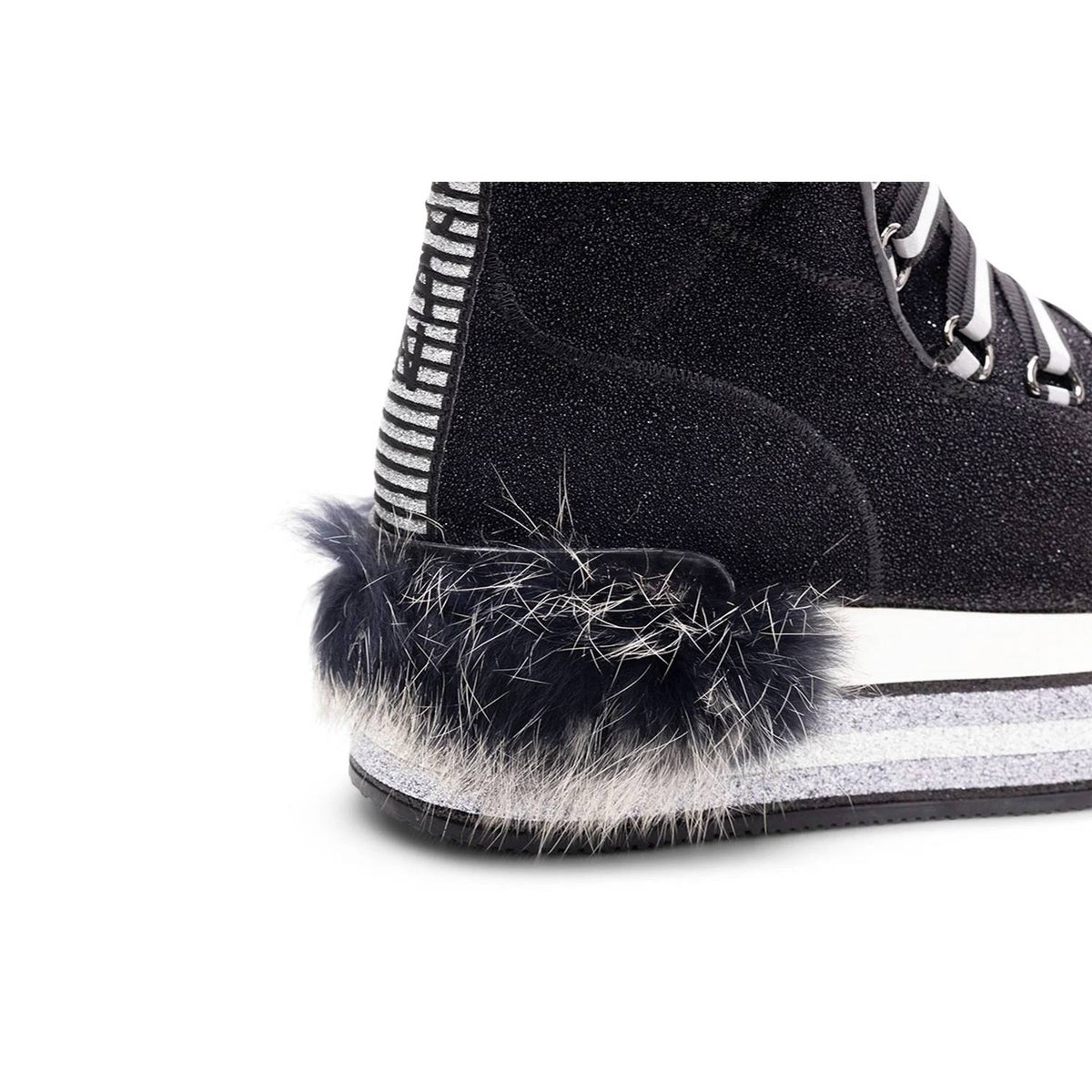 Hogan - Women's Fur-trimmed Platform Boots