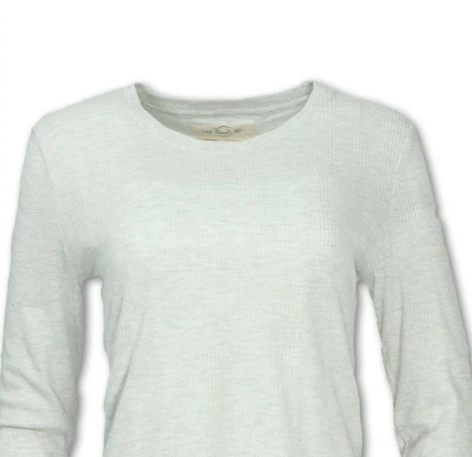 Purnell - Women's Waffle Knit Crew Top