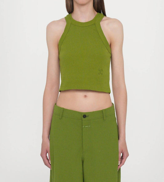 Closed - Cropped Racer Tank Top