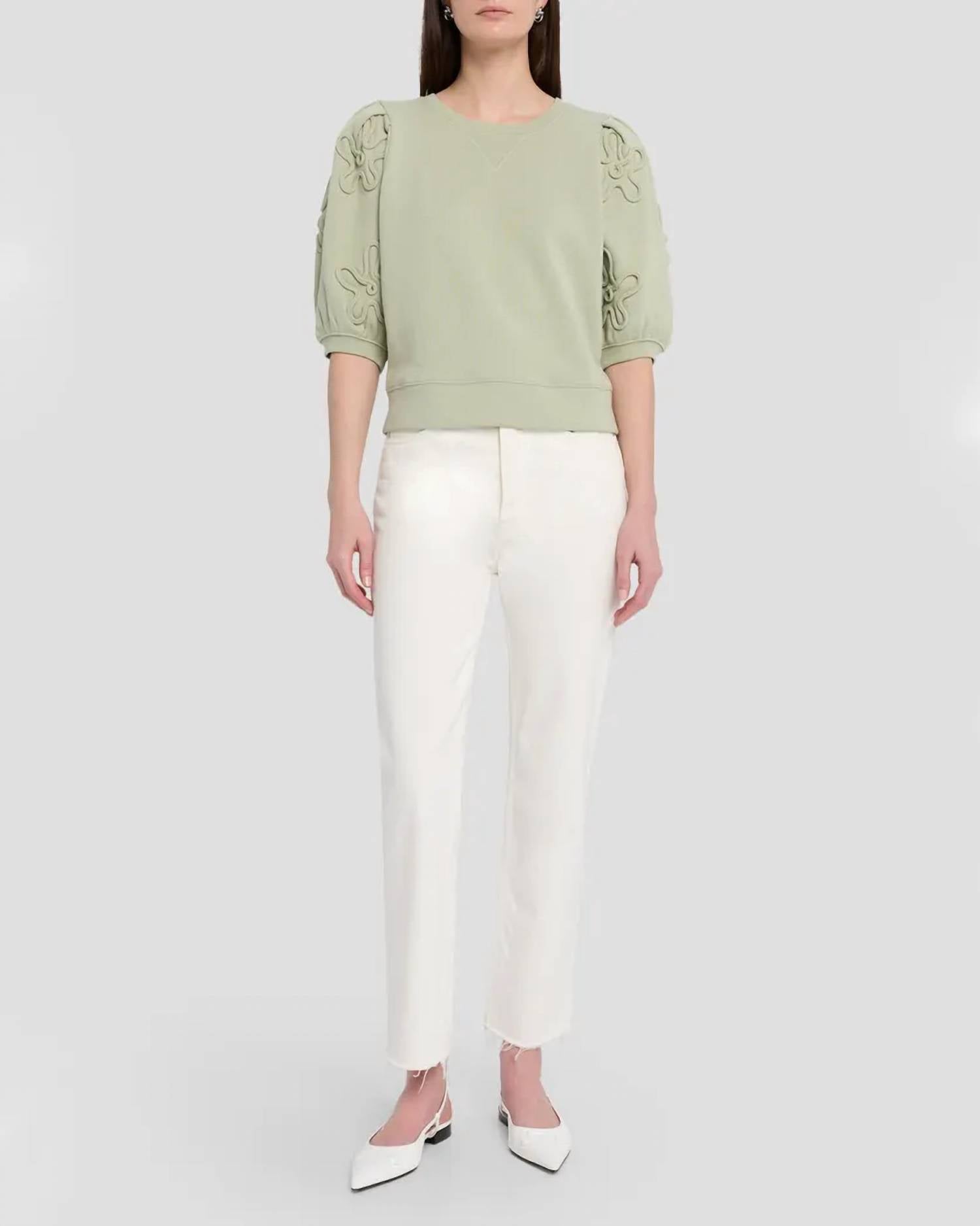 Rails Camy Sweatshirt in vintage sage - women's top