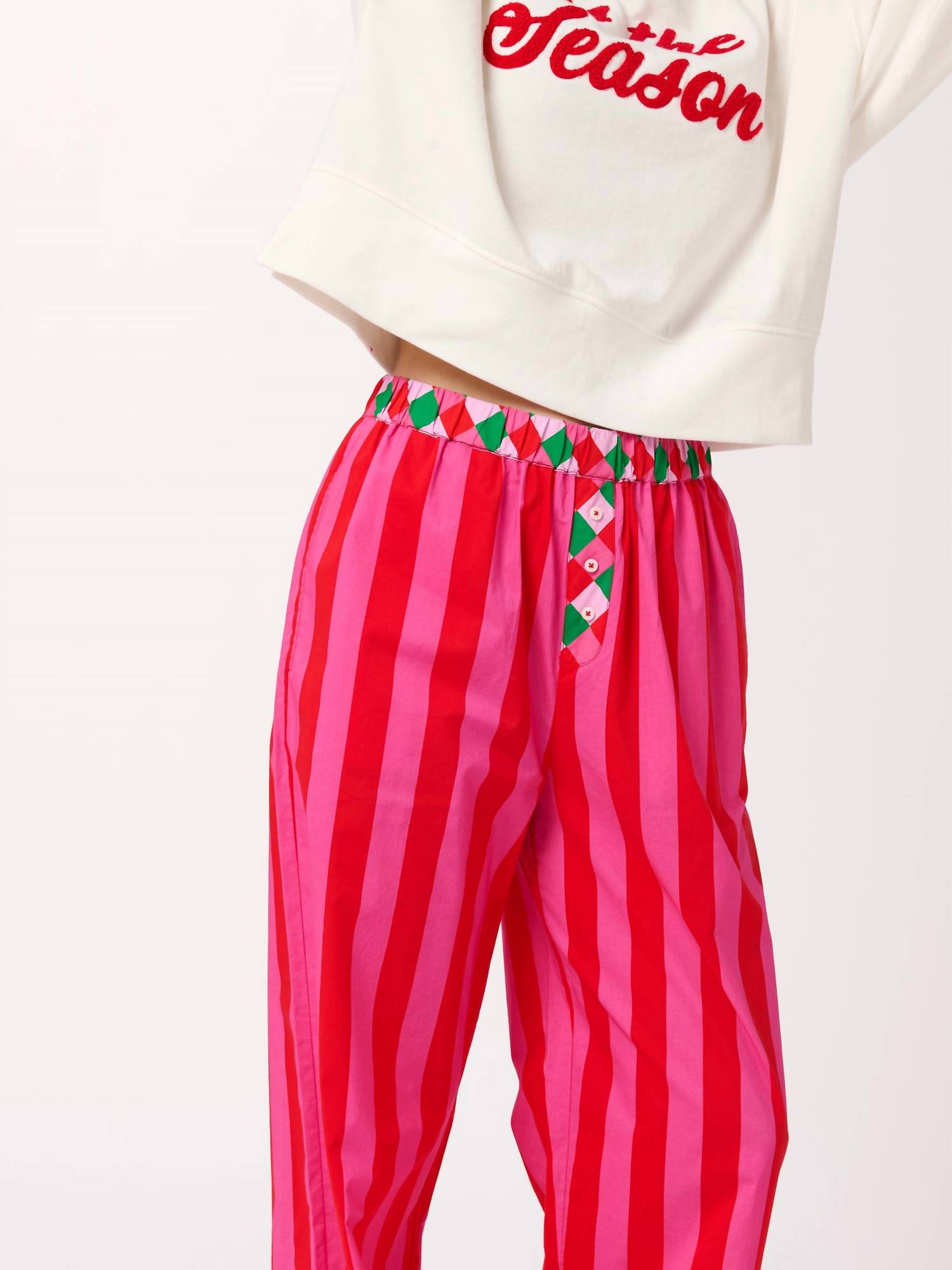 Shiraleah - Festive Stripe Boxer Pant