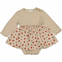 Bean'S Barcelona - Apple Print Bubble Dress
