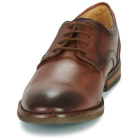 Clarks Men's Unhuge Lace Shoe in brown leather - men's shoe - alternate view