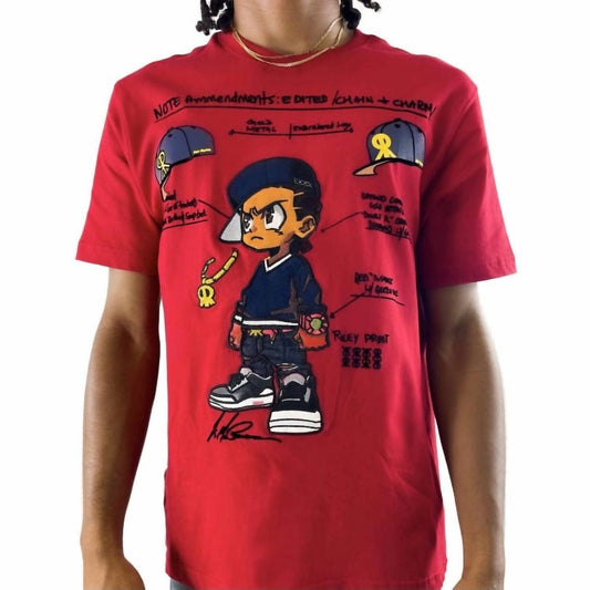 Dekryptic - Boondocks Riley Blueprints Embroidered T Shirt