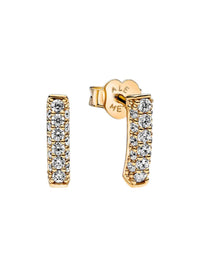 Pandora - Timeless Pave Single Row Stud Earrings