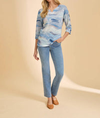 Fdj - Pull-on Straight Leg Jeans