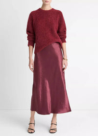Vince - Side Slit Slip Skirt