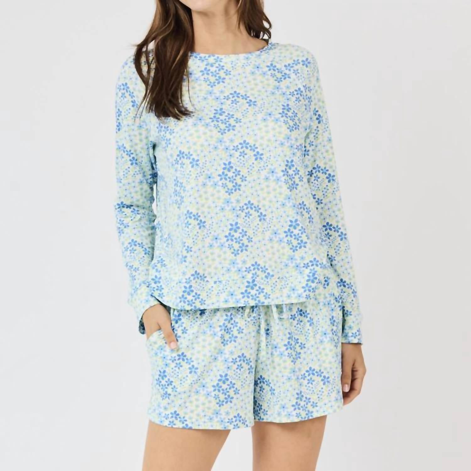 Mary Square - Pajama Shorts Set