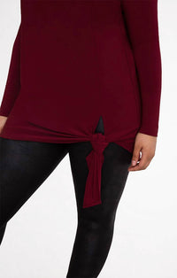 Sympli - Mock Neck Tie Tunic