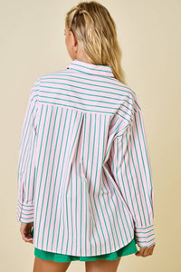 Day + Moon - Button Down Baby Long Sleeve Shirt