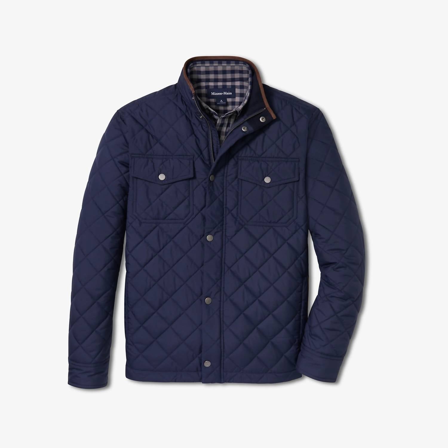 Mizzen + Main Brentwood Quilted Jacket in navy - men's jacket - view 7