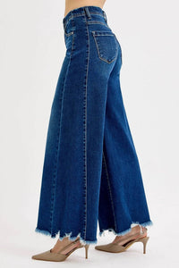 Risen - Chatter High Rise Ankle Wide Jeans