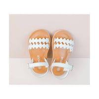 L'Amour - Girl's Eden Scalloped Sandals - Toddler