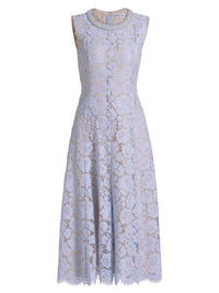 Self-Portrait - Pearl Lace Midi Dress