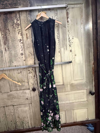 Jade - Pleated Neck Maxi Dress