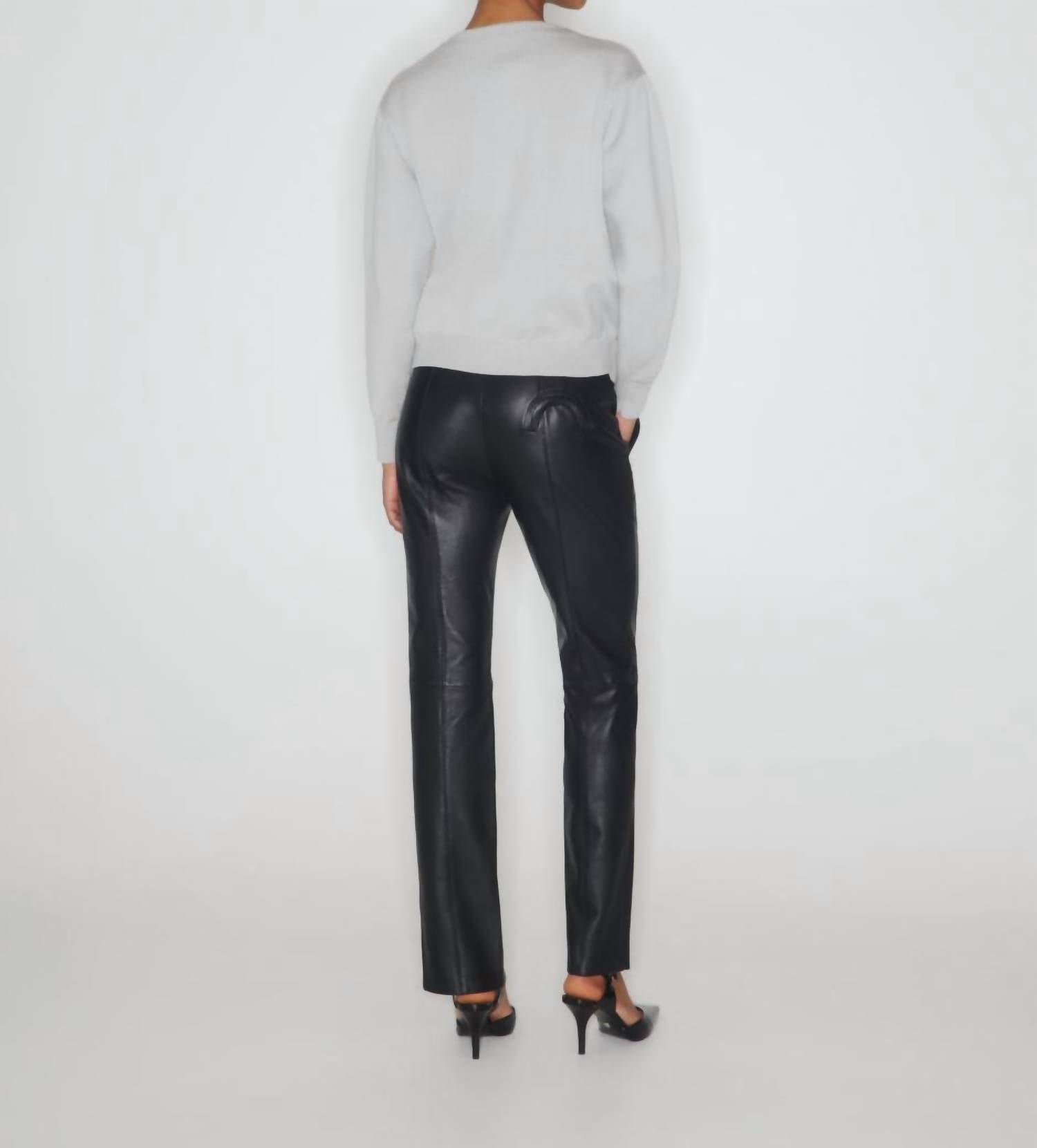 Blazé Milano Vegas Baby Zander Pants in black - women's pants - detail view