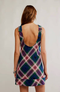 Free People - Carven Plaid Mini Dress