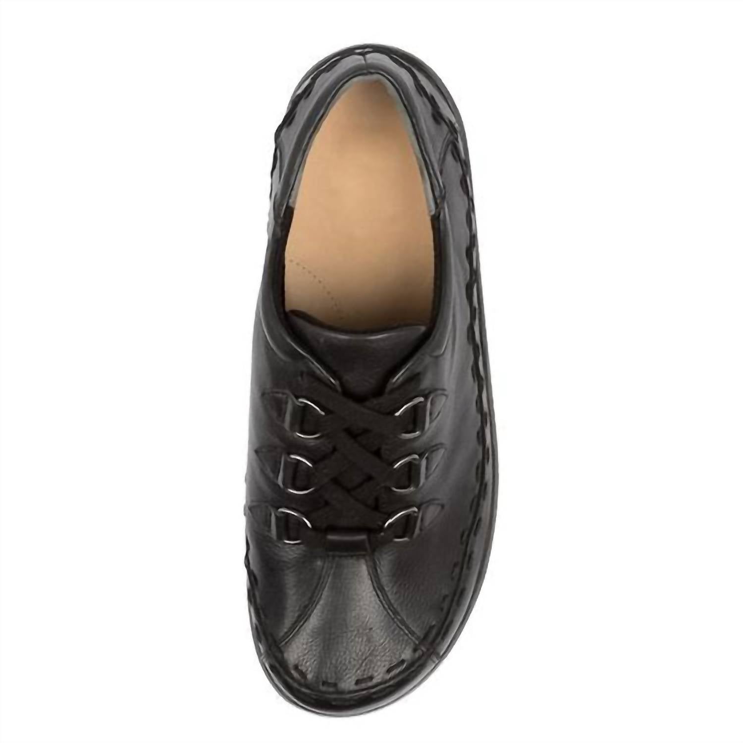 Ziera Women's Allsorts Lace-up Shoe in black - women's flats - view 5