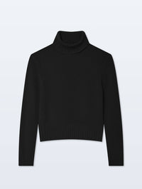 White + Warren - Cashmere Featherweight Turtleneck Top