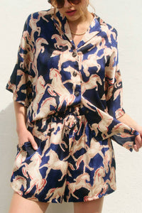 Dress Forum - Western Shirt And Shorts Set