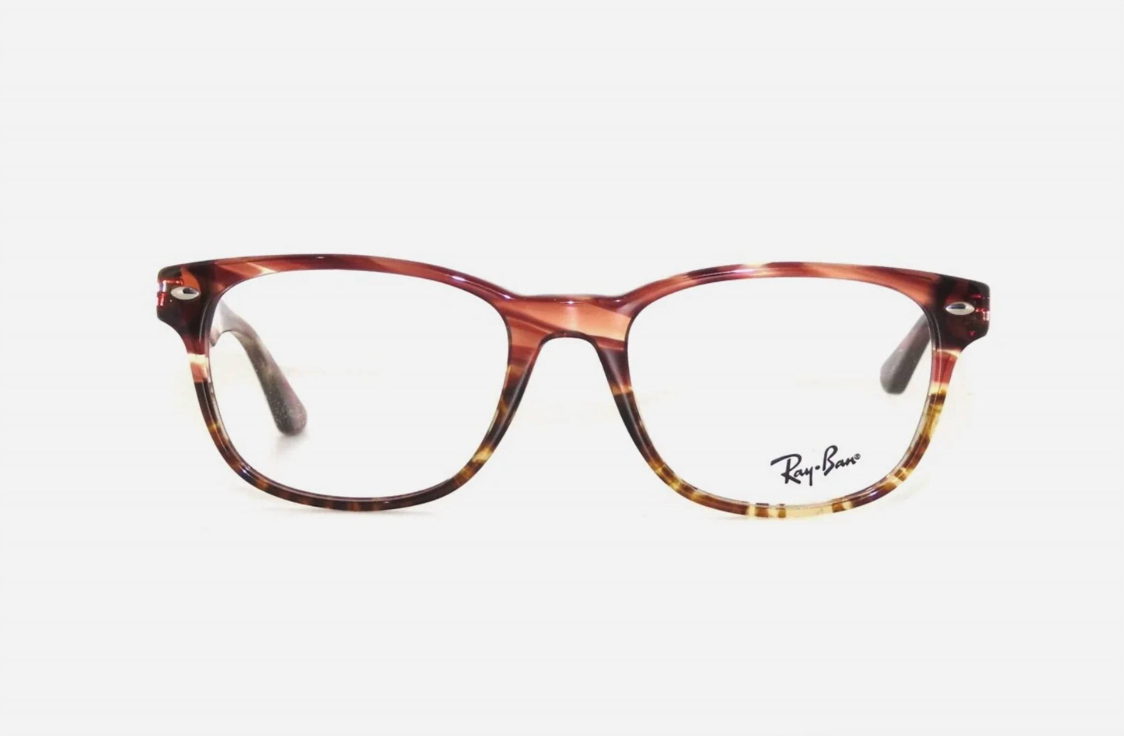 Ray Ban - Unisex Square Rectilinear Optical Frame Eyeglasses