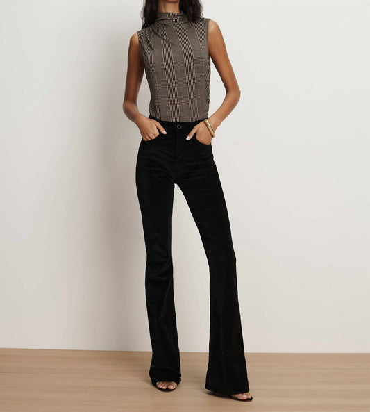 Veronica Beard - Beverly Velvet Skinny-flare Pants