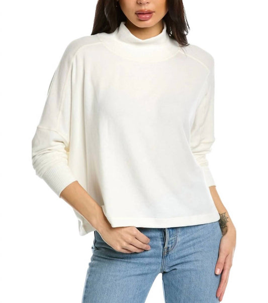 Michael Stars - Frida Mock Neck Top Chalk