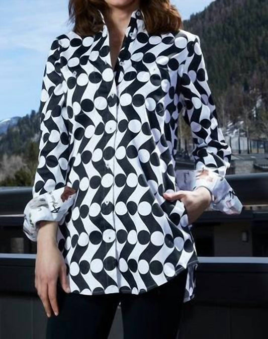 Dizzy-Lizzie - Jackson Hole Tunic Boyfriend Shirt