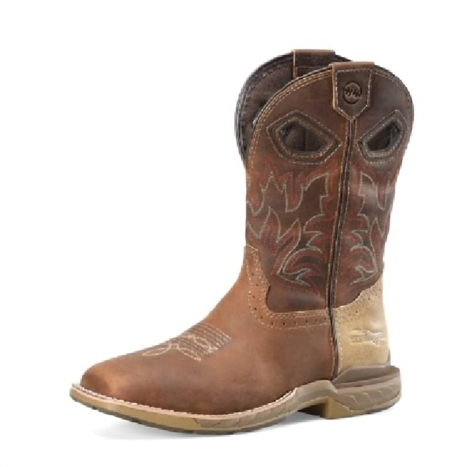 Double-H Boots - Men’s Phantom Rider Square Soft Toe Roper Boots - Wide