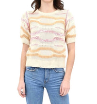 Sita Murt - Open Weave Crew Striped Top