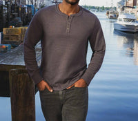 Flags & Anthem - Men's Chatsworth Soft Waffle Henley Top