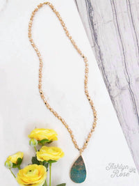 Southern Grace - Women's Deep Sea Beauty Beaded Necklace