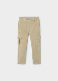 Mayoral - Boys Fine Cord Chino Cargo Pants